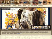 Tablet Screenshot of chrisdukeart.com